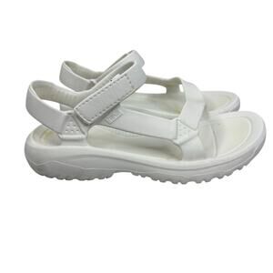 TEVA Womens Sz 8 Hurricane Drift Sandal White Sporty Sandals with Velcro Closure